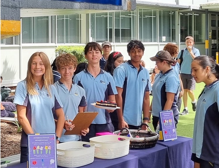 Students fundraising for charity